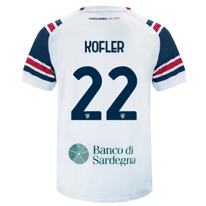 Danxen Børn Raphael Kofler #22 Hvid Rød Grøn Udebane Spillertrøjer 2026/27 Trøje T-Shirt
