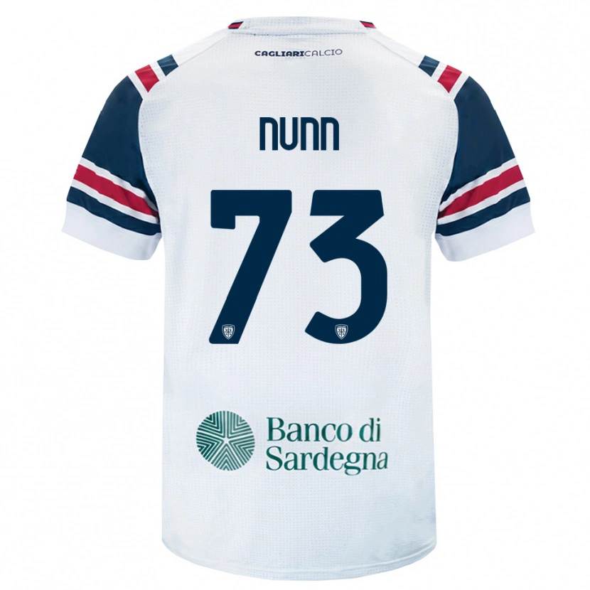 Danxen Børn Jack Nunn #73 Hvid Rød Grøn Udebane Spillertrøjer 2026/27 Trøje T-Shirt