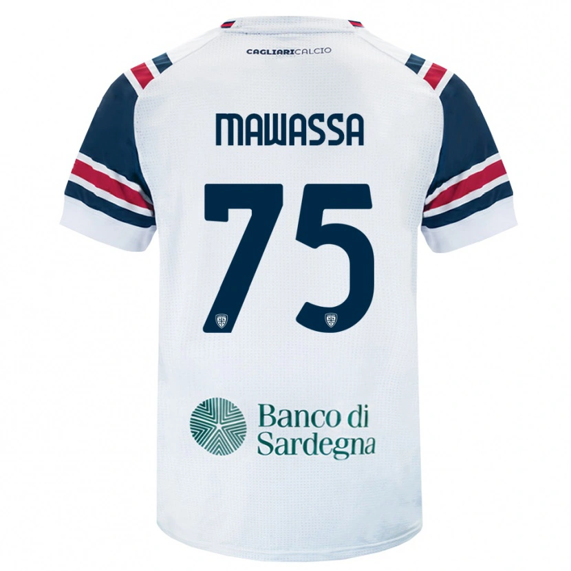 Danxen Børn Enoch Mawassa #75 Hvid Rød Grøn Udebane Spillertrøjer 2026/27 Trøje T-Shirt