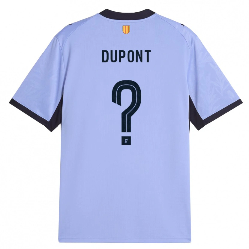 Danxen Børn Hugo Dupont #0 Lilla Sort Tredje Sæt Spillertrøjer 2026/27 Trøje T-Shirt