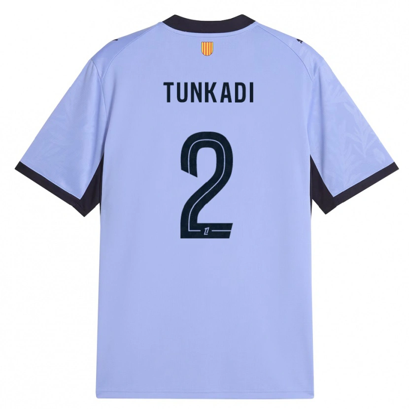 Danxen Børn Alexandre Tunkadi #2 Lilla Sort Tredje Sæt Spillertrøjer 2026/27 Trøje T-Shirt