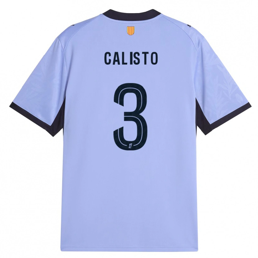 Danxen Børn Gianni Calisto #3 Lilla Sort Tredje Sæt Spillertrøjer 2026/27 Trøje T-Shirt