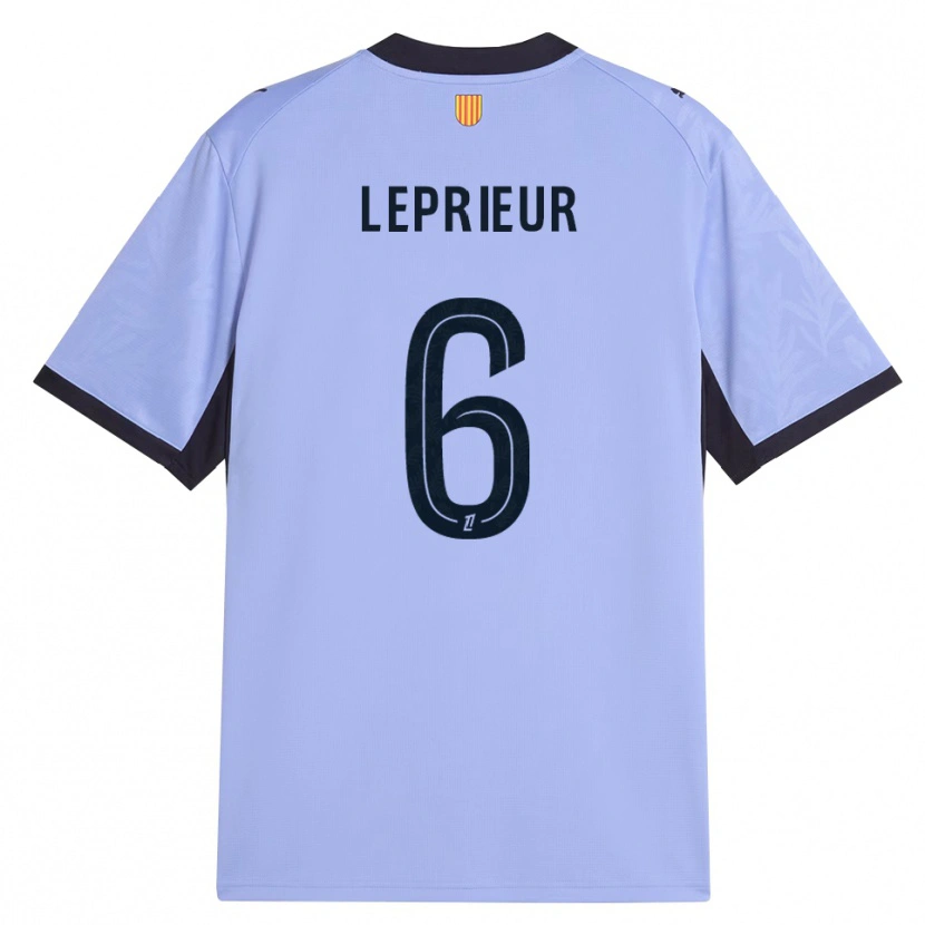 Danxen Børn Eliott Leprieur #6 Lilla Sort Tredje Sæt Spillertrøjer 2026/27 Trøje T-Shirt