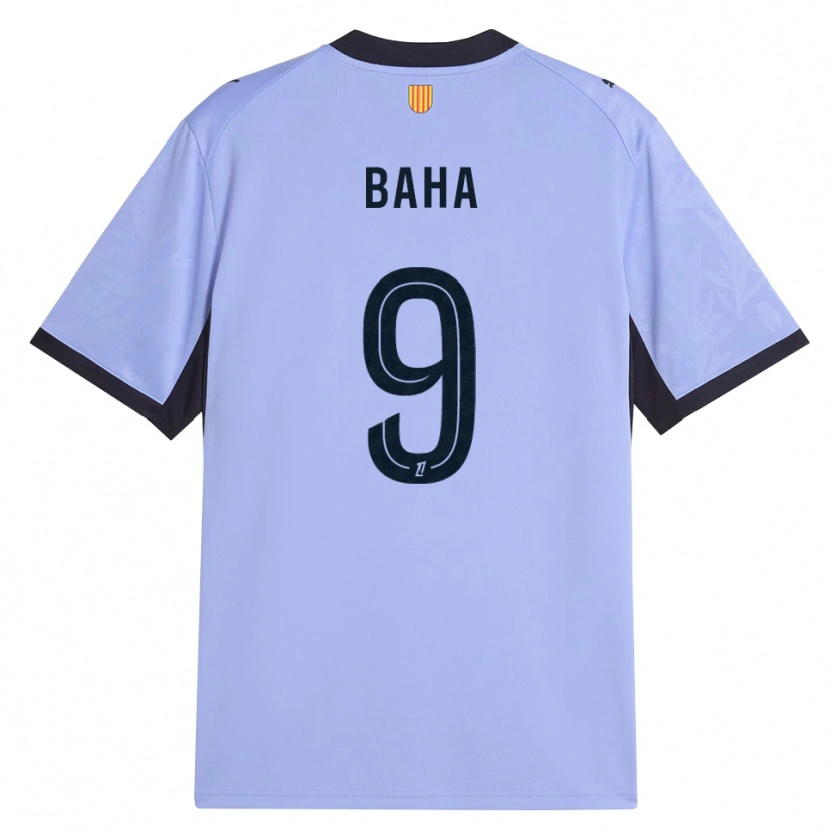 Danxen Børn Ziyad Baha #9 Lilla Sort Tredje Sæt Spillertrøjer 2026/27 Trøje T-Shirt