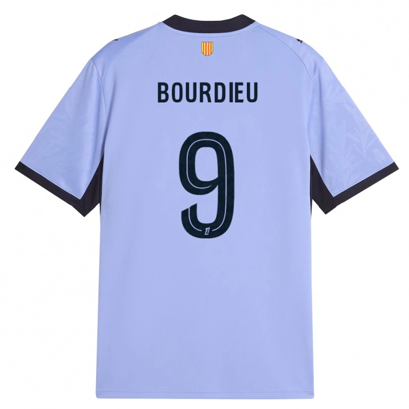 Danxen Børn Mathilde Bourdieu #9 Lilla Sort Tredje Sæt Spillertrøjer 2026/27 Trøje T-Shirt