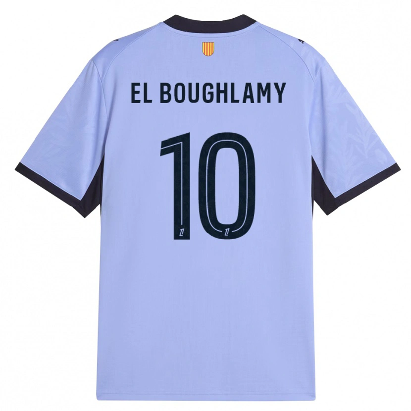 Danxen Børn Adam El Boughlamy #10 Lilla Sort Tredje Sæt Spillertrøjer 2026/27 Trøje T-Shirt