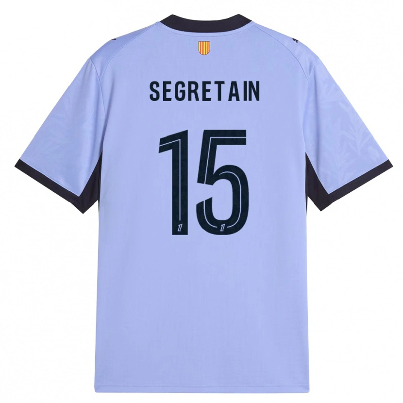 Danxen Børn Julie Ségrétain #15 Lilla Sort Tredje Sæt Spillertrøjer 2026/27 Trøje T-Shirt