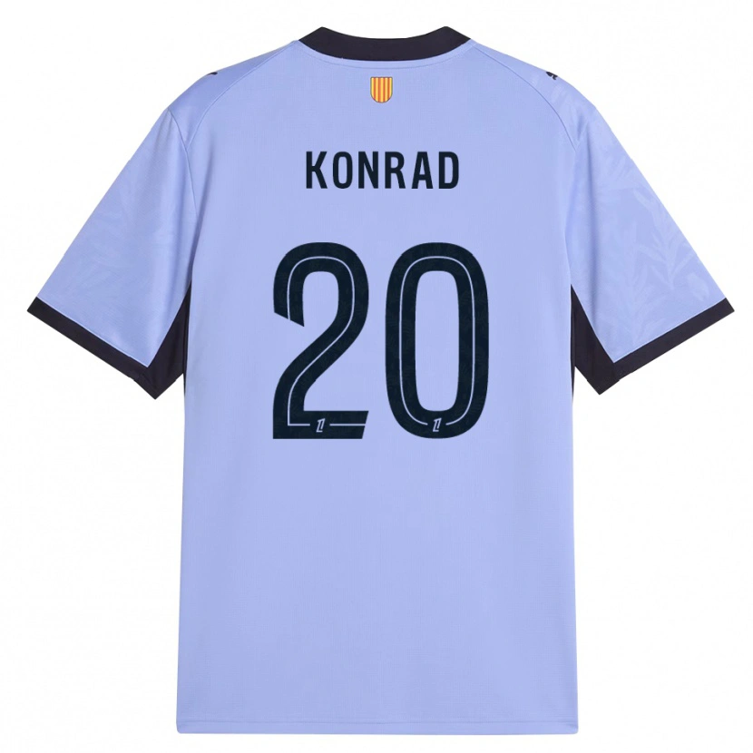 Danxen Børn Konrad De La Fuente #20 Lilla Sort Tredje Sæt Spillertrøjer 2026/27 Trøje T-Shirt