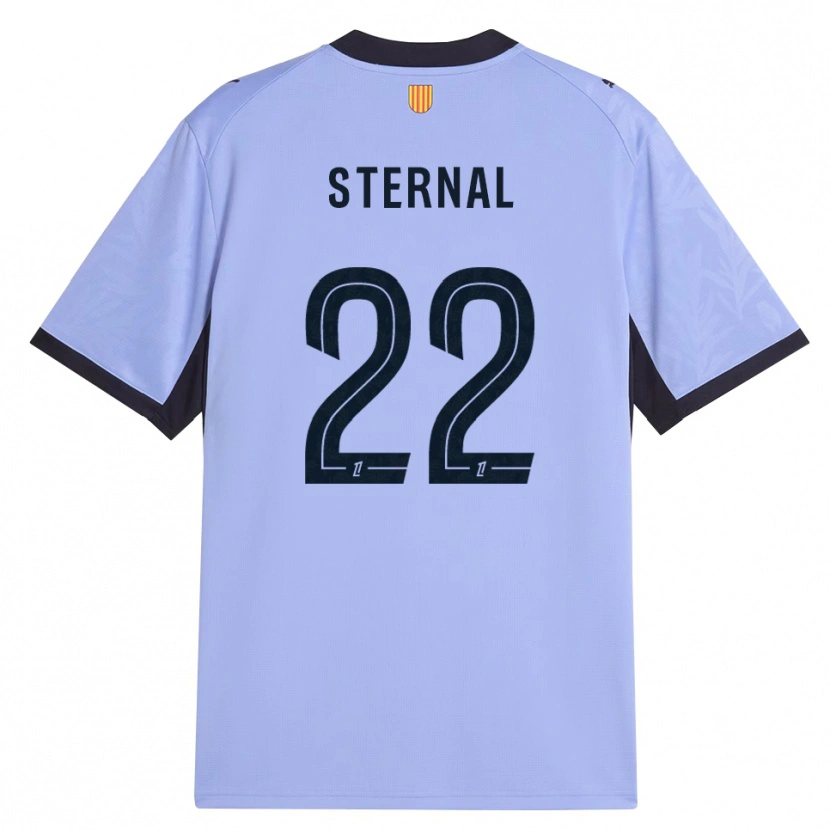 Danxen Børn Enzo Sternal #22 Lilla Sort Tredje Sæt Spillertrøjer 2026/27 Trøje T-Shirt