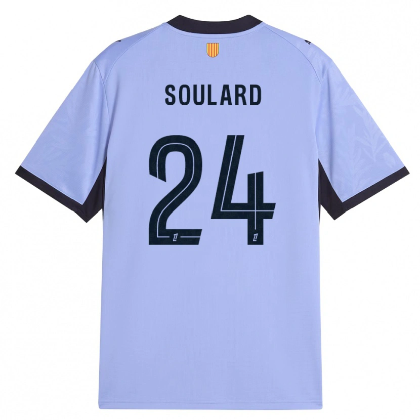 Danxen Børn Amandine Soulard #24 Lilla Sort Tredje Sæt Spillertrøjer 2026/27 Trøje T-Shirt