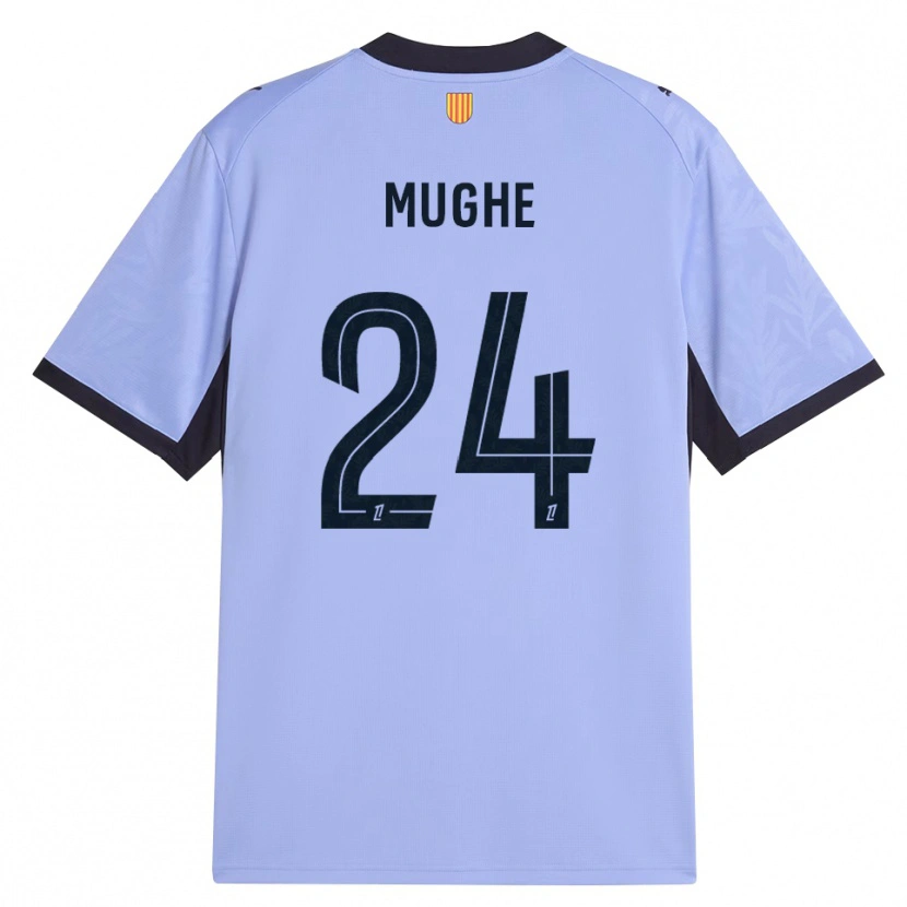 Danxen Børn François Mughe #24 Lilla Sort Tredje Sæt Spillertrøjer 2026/27 Trøje T-Shirt