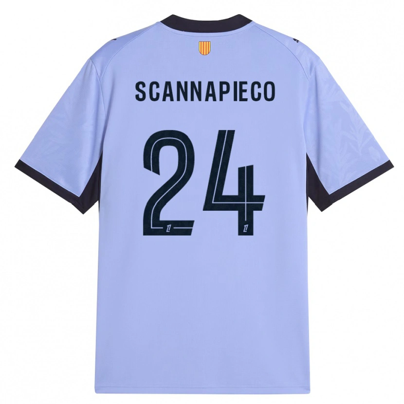 Danxen Børn Dona Scannapieco #24 Lilla Sort Tredje Sæt Spillertrøjer 2026/27 Trøje T-Shirt