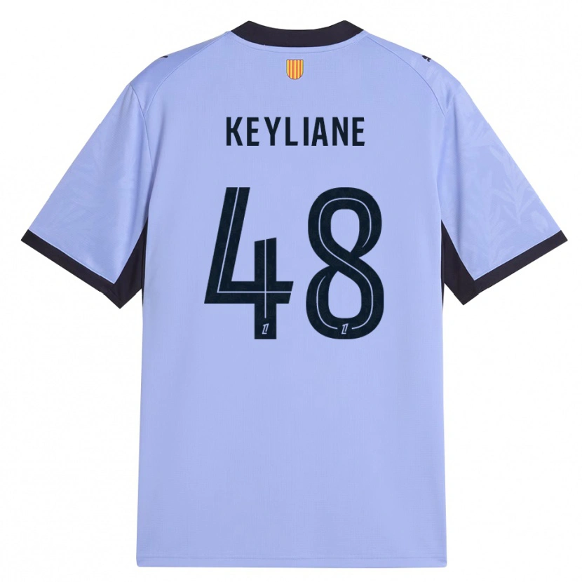 Danxen Børn Keyliane Abdallah #48 Lilla Sort Tredje Sæt Spillertrøjer 2026/27 Trøje T-Shirt