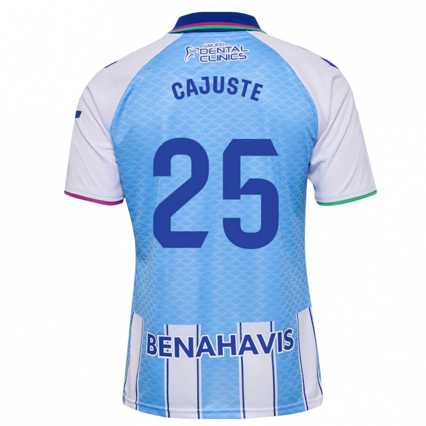 Danxen Børn Jens Cajuste #25 Dyb Himmelblå Hvid Hjemmebane Spillertrøjer 2026/27 Trøje T-Shirt