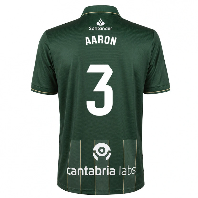 Danxen Børn Aarón Martín #3 Mørk Skifergrå Hvid Udebane Spillertrøjer 2026/27 Trøje T-Shirt