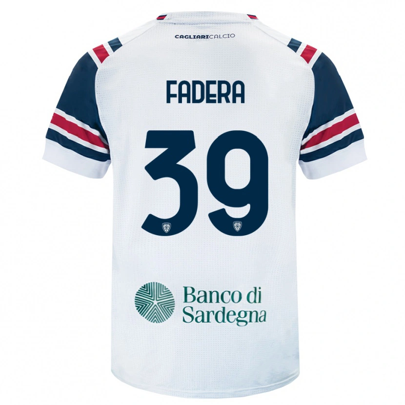 Danxen Børn Alieu Fadera #39 Hvid Rød Grøn Udebane Spillertrøjer 2026/27 Trøje T-Shirt