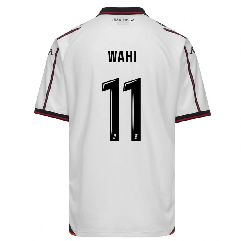 Danxen Børn Elye Wahi #11 Sort Hvid Udebane Spillertrøjer 2026/27 Trøje T-Shirt