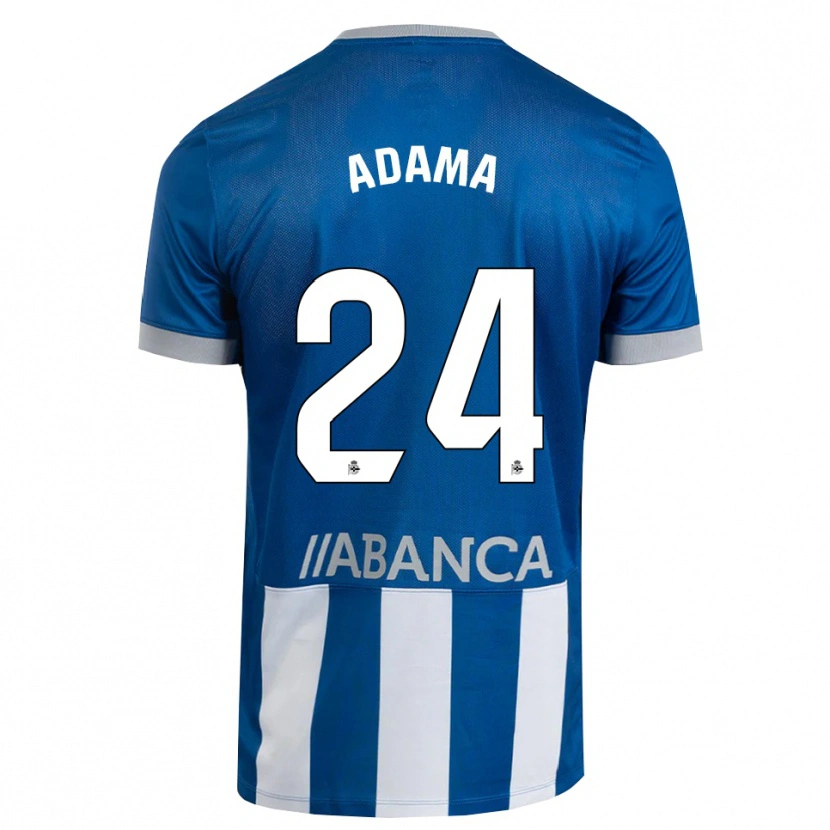 Danxen Mænd Adama Traoré #24 Blå Grå Hvid Hjemmebane Spillertrøjer 2026/27 Trøje T-Shirt