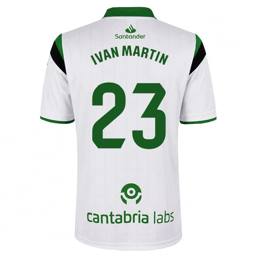 Danxen Mænd Iván Martín #23 Hvid Grøn Sort Hjemmebane Spillertrøjer 2026/27 Trøje T-Shirt