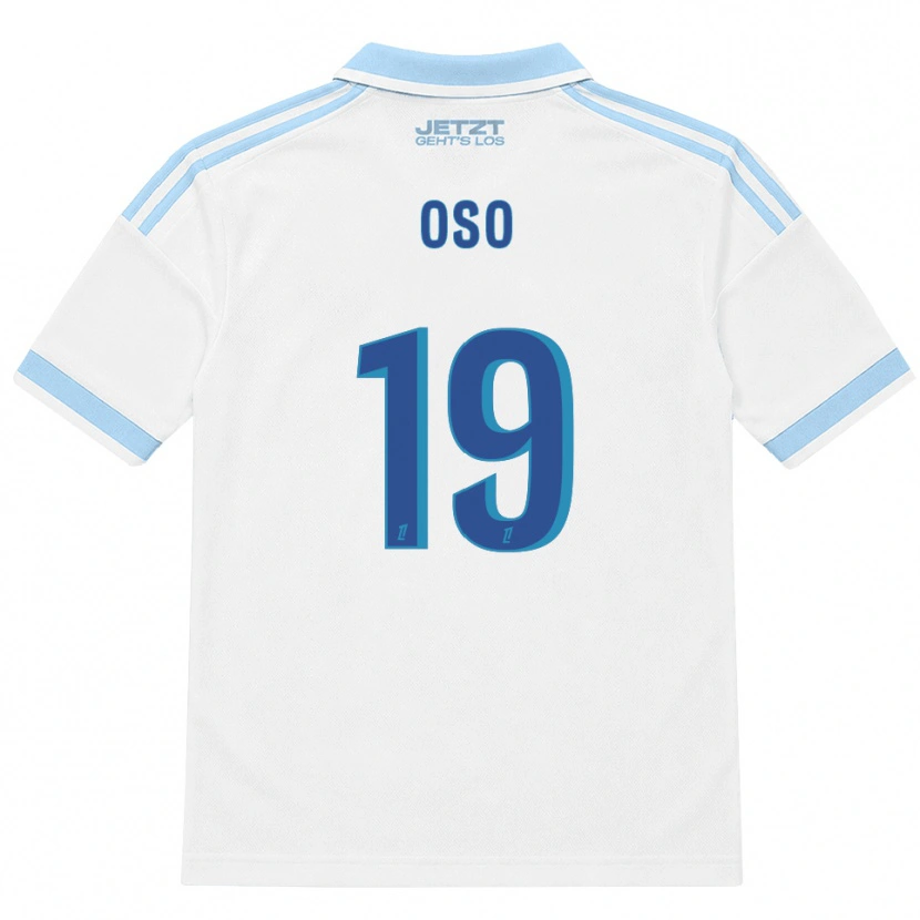 Danxen Mænd Oso #19 Lys Himmelblå Hvid Rød Udebane Spillertrøjer 2026/27 Trøje T-Shirt