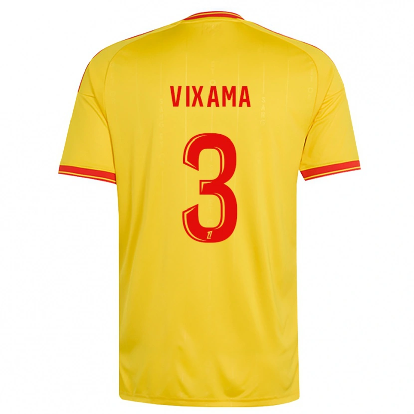 Danxen Mænd Davidson Vixama #3 Guld Orange Rød Hjemmebane Spillertrøjer 2026/27 Trøje T-Shirt
