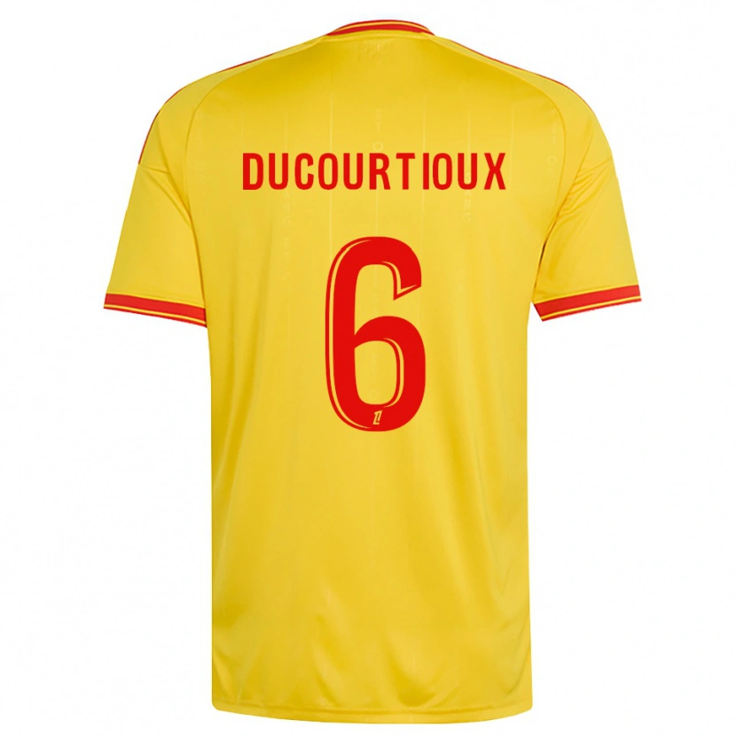 Danxen Mænd Ilan Ducourtioux #6 Guld Orange Rød Hjemmebane Spillertrøjer 2026/27 Trøje T-Shirt