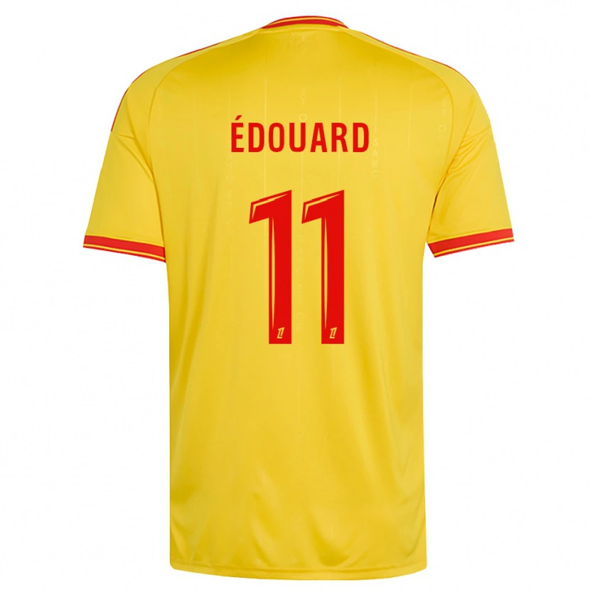 Danxen Mænd Odsonne Édouard #11 Guld Orange Rød Hjemmebane Spillertrøjer 2026/27 Trøje T-Shirt