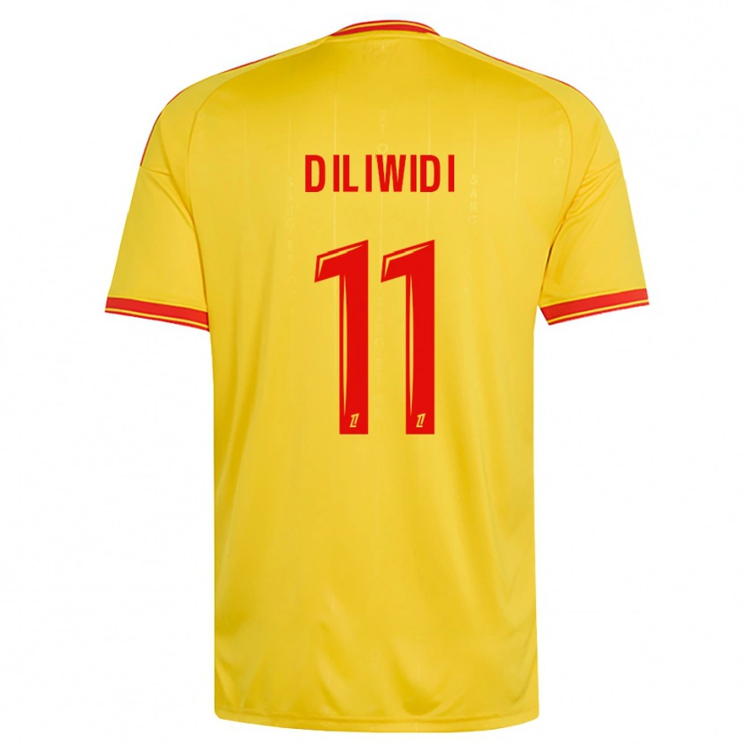 Danxen Mænd Kembo Diliwidi #11 Guld Orange Rød Hjemmebane Spillertrøjer 2026/27 Trøje T-Shirt