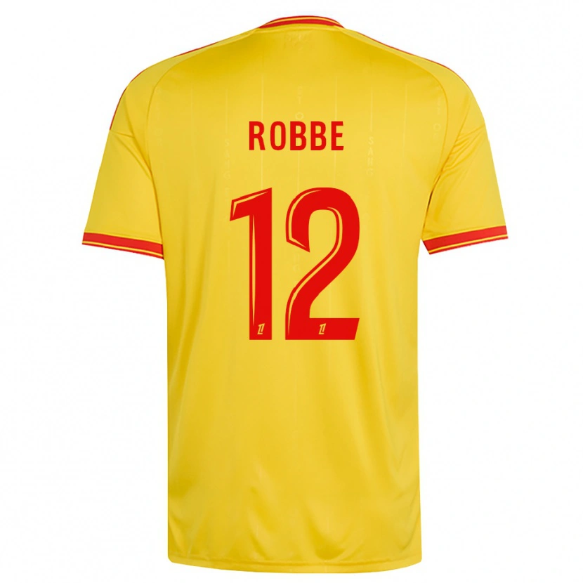 Danxen Mænd Lucas Robbe #12 Guld Orange Rød Hjemmebane Spillertrøjer 2026/27 Trøje T-Shirt