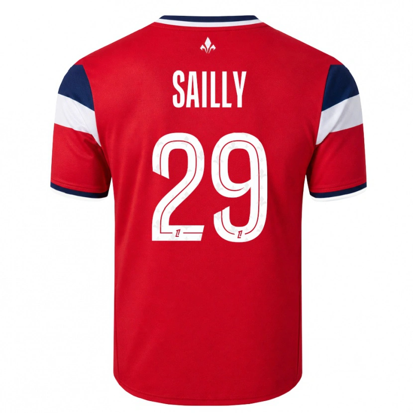 Danxen Mænd Charlotte Sailly #29 Rød Hvid Kongeblå Hjemmebane Spillertrøjer 2026/27 Trøje T-Shirt