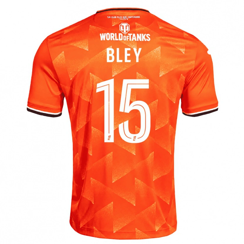 Danxen Mænd Martin Bley #15 Orange Hvid Sort Hjemmebane Spillertrøjer 2026/27 Trøje T-Shirt