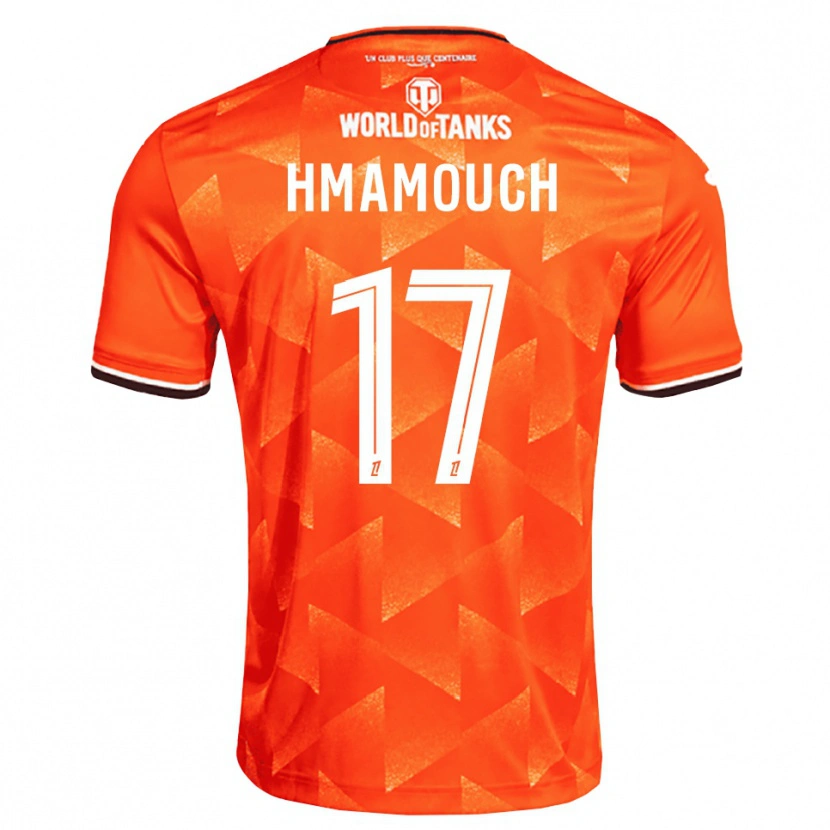 Danxen Mænd Mohamed-Anouar Hmamouch #17 Orange Hvid Sort Hjemmebane Spillertrøjer 2026/27 Trøje T-Shirt