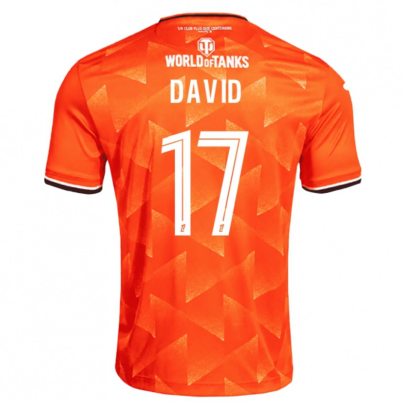 Danxen Mænd Dune David #17 Orange Hvid Sort Hjemmebane Spillertrøjer 2026/27 Trøje T-Shirt