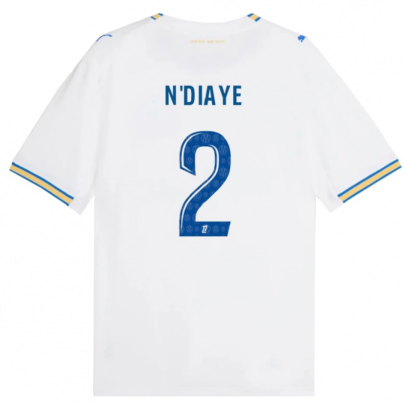 Danxen Mænd Osmane N'diaye #2 Dodgerblå Hvid Hjemmebane Spillertrøjer 2026/27 Trøje T-Shirt