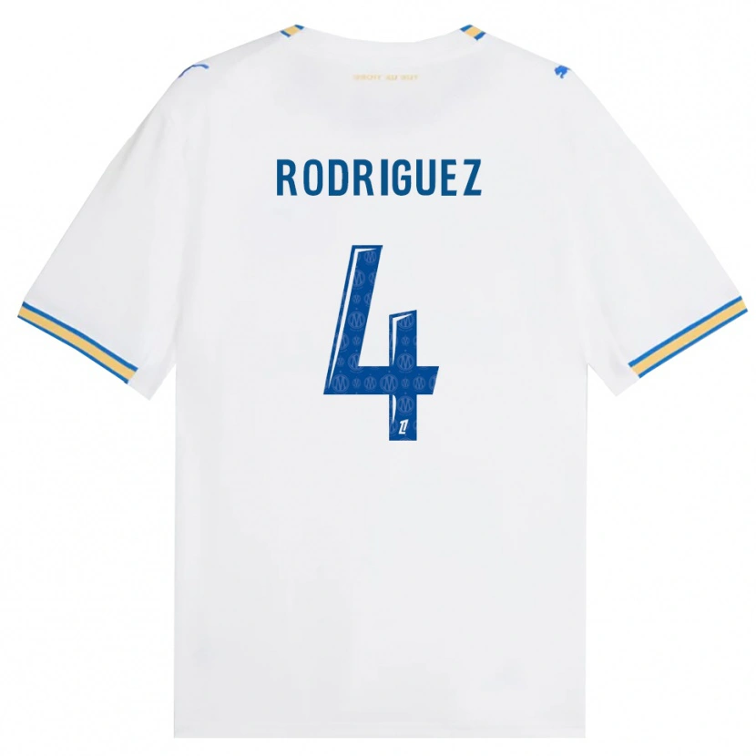 Danxen Mænd Ruben Rodriguez #4 Dodgerblå Hvid Hjemmebane Spillertrøjer 2026/27 Trøje T-Shirt