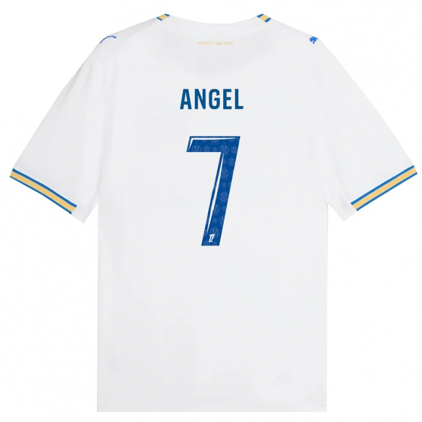 Danxen Mænd Angel Gomes #7 Dodgerblå Hvid Hjemmebane Spillertrøjer 2026/27 Trøje T-Shirt