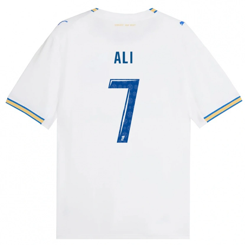 Danxen Mænd Azhar Ali #7 Dodgerblå Hvid Hjemmebane Spillertrøjer 2026/27 Trøje T-Shirt