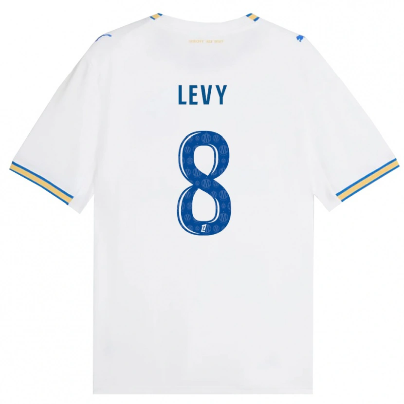 Danxen Mænd Bradley Levy #8 Dodgerblå Hvid Hjemmebane Spillertrøjer 2026/27 Trøje T-Shirt