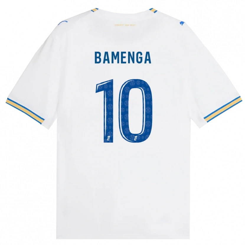 Danxen Mænd Naomie Bamenga #10 Dodgerblå Hvid Hjemmebane Spillertrøjer 2026/27 Trøje T-Shirt