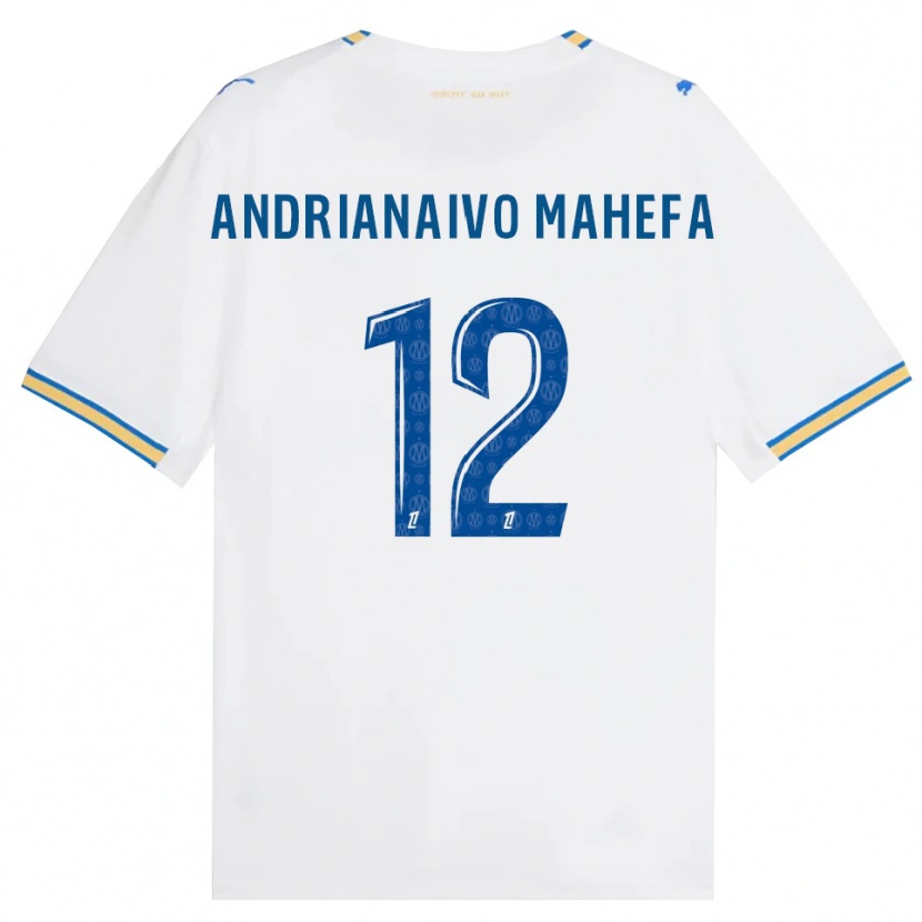 Danxen Mænd Mathis Andrianaivo Mahefa #12 Dodgerblå Hvid Hjemmebane Spillertrøjer 2026/27 Trøje T-Shirt