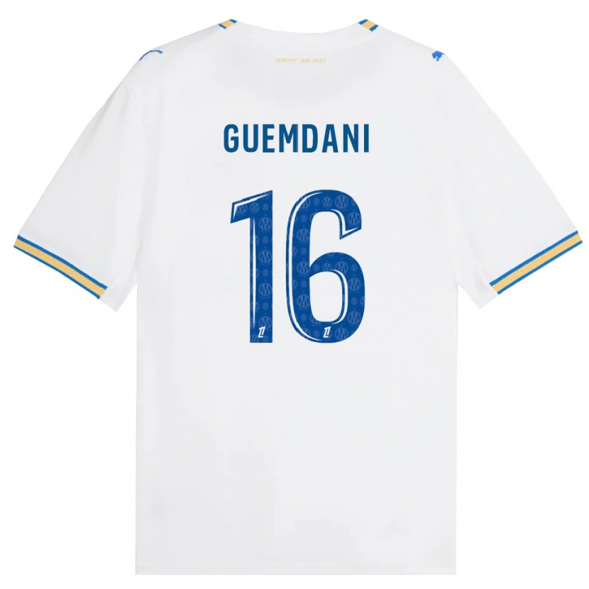 Danxen Mænd Ivan Guemdani #16 Dodgerblå Hvid Hjemmebane Spillertrøjer 2026/27 Trøje T-Shirt