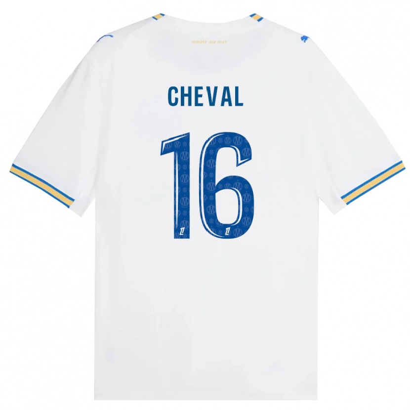 Danxen Mænd Milan Cheval #16 Dodgerblå Hvid Hjemmebane Spillertrøjer 2026/27 Trøje T-Shirt