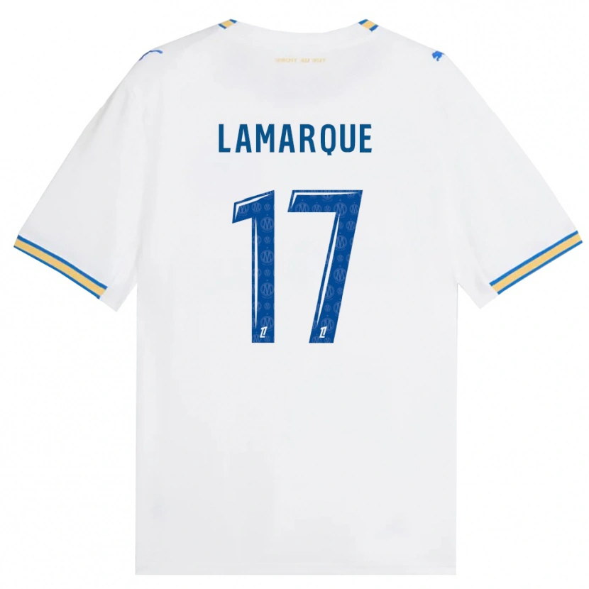 Danxen Mænd Alais Lamarque #17 Dodgerblå Hvid Hjemmebane Spillertrøjer 2026/27 Trøje T-Shirt