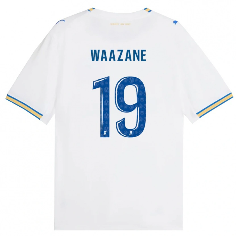 Danxen Mænd Jassim Waazane #19 Dodgerblå Hvid Hjemmebane Spillertrøjer 2026/27 Trøje T-Shirt