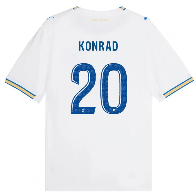 Danxen Mænd Konrad De La Fuente #20 Dodgerblå Hvid Hjemmebane Spillertrøjer 2026/27 Trøje T-Shirt