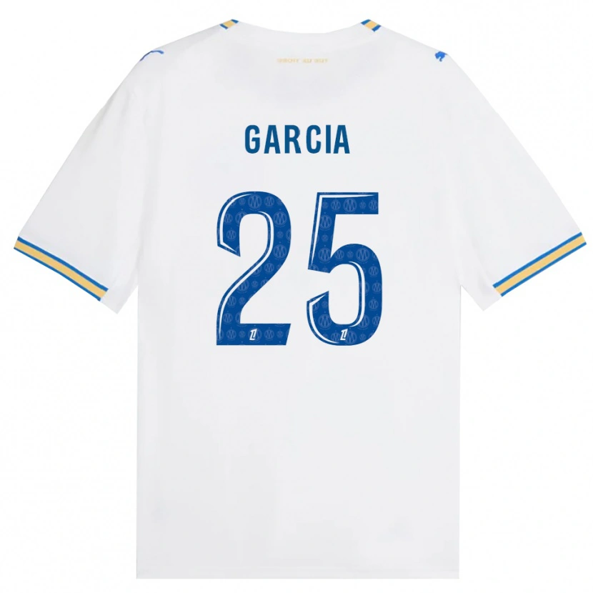 Danxen Mænd Ulisses Garcia #25 Dodgerblå Hvid Hjemmebane Spillertrøjer 2026/27 Trøje T-Shirt