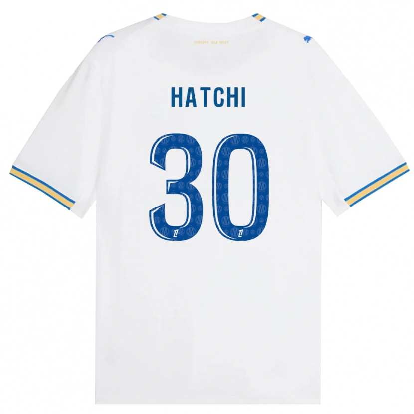 Danxen Mænd Anaïs Hatchi #30 Dodgerblå Hvid Hjemmebane Spillertrøjer 2026/27 Trøje T-Shirt