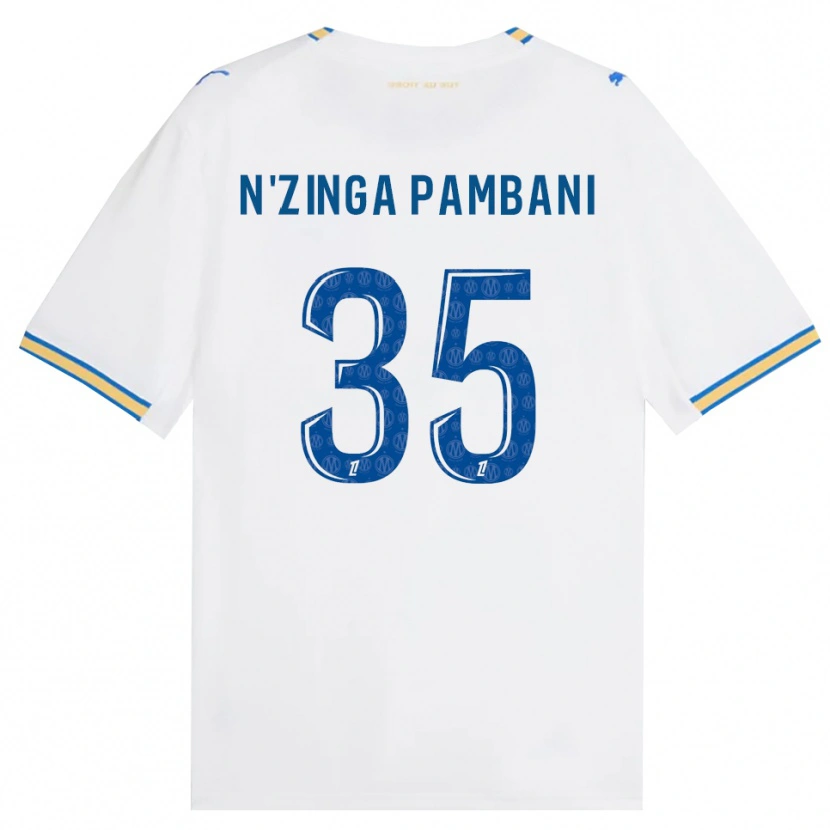 Danxen Mænd Pladi N'zinga Pambani #35 Dodgerblå Hvid Hjemmebane Spillertrøjer 2026/27 Trøje T-Shirt
