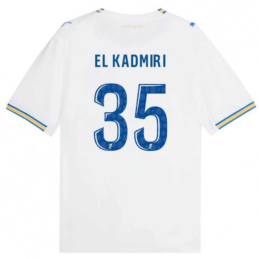 Danxen Mænd Ugo Kadmiri #35 Dodgerblå Hvid Hjemmebane Spillertrøjer 2026/27 Trøje T-Shirt