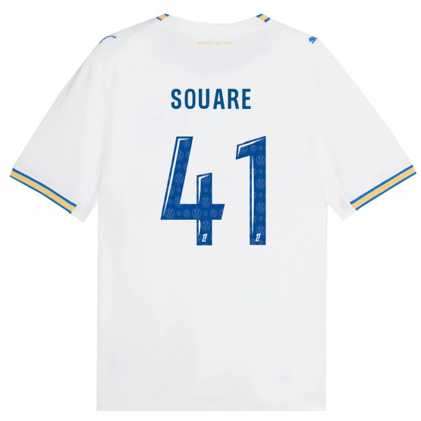 Danxen Mænd Cheick Souare #41 Dodgerblå Hvid Hjemmebane Spillertrøjer 2026/27 Trøje T-Shirt